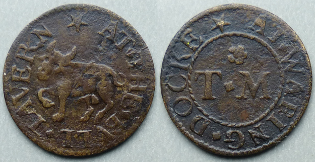 Wapping Dock, T M AT THE BVLL TAVERN farthing